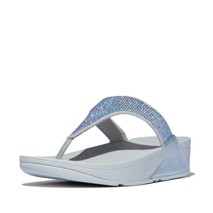 Fitflop Lulu Crystal Zehensteg Quiet Blue