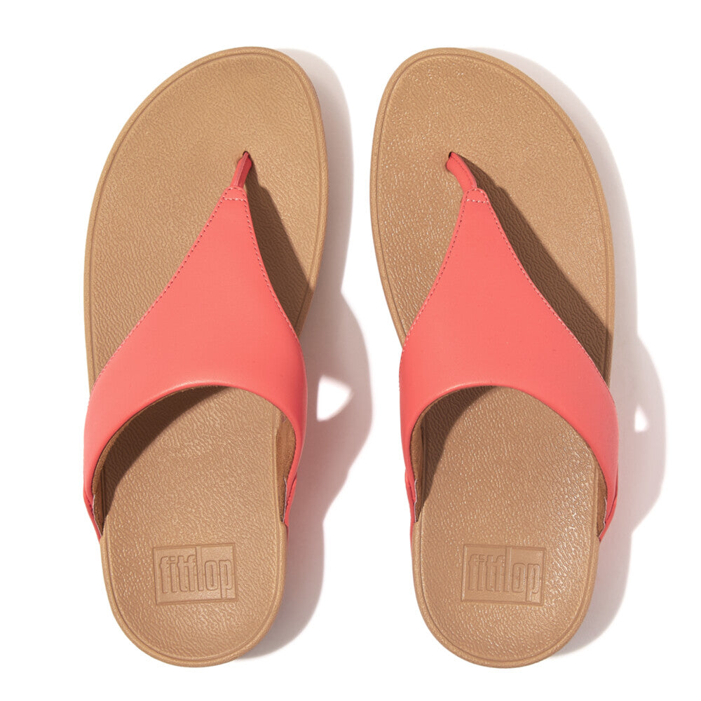 Fitflop Lulu Zehensteg Leather Rosy Coral