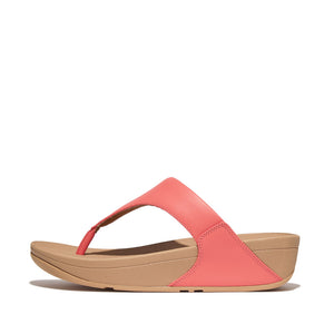 Fitflop Lulu Zehensteg Leather Rosy Coral