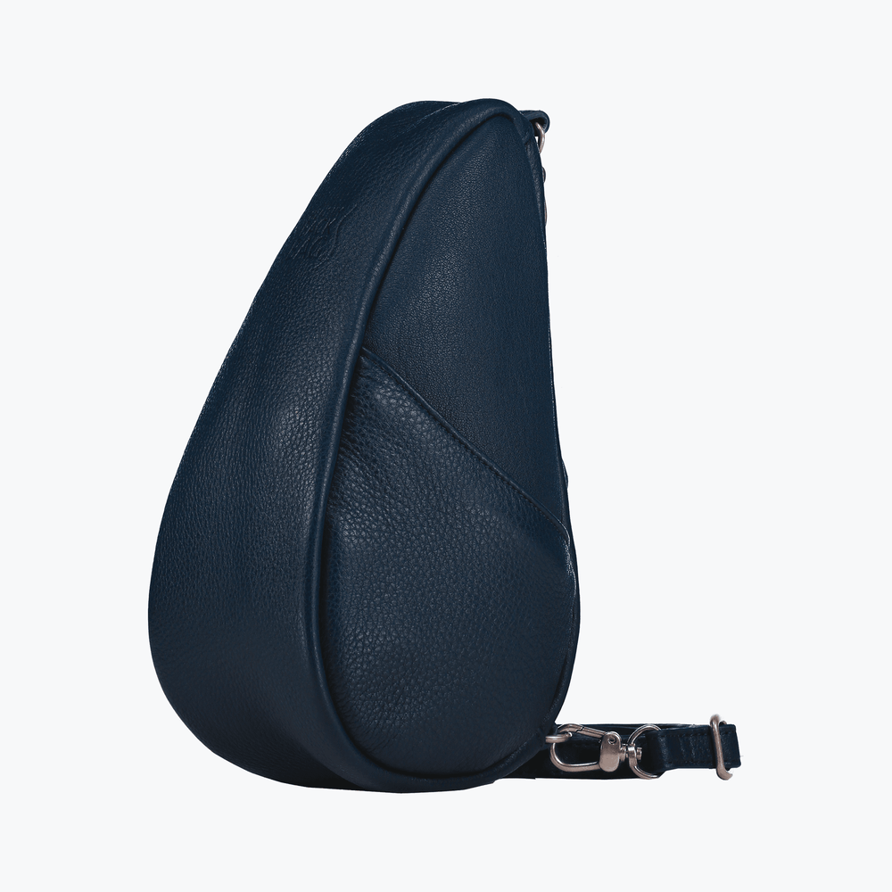 Healthy Back Bag - Leather Large Baglett Black/Purple/Lake Blue