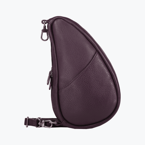 Healthy Back Bag - Leather Large Baglett Black/Purple/Lake Blue