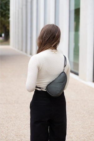 Healthy Back Bag - Leather Large Baglett Black/Red/Caviar