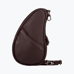 Healthy Back Bag Leather Large Baglett Black Purple Lake Blue