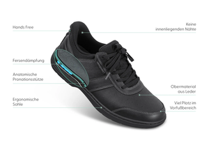 Orthofeet Pierre Hands-Free Black