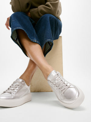 Fitflop RTG Metallic Leather Silver