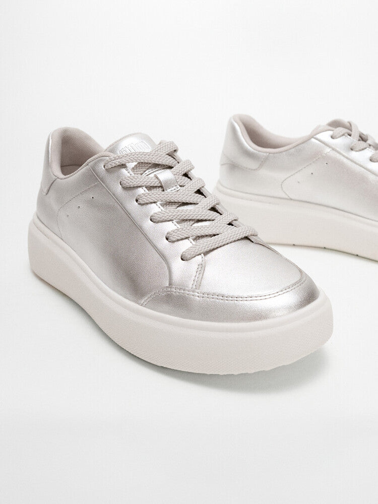 Fitflop RTG Metallic Leather Silver