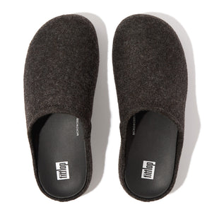 Fitflop Shuv E01 Felt Clog All Black