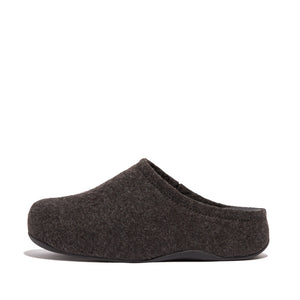 Fitflop Shuv E01 Felt Clog All Black