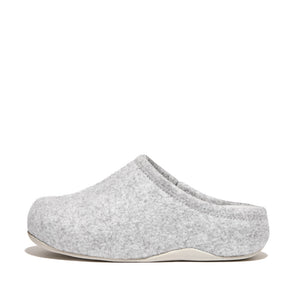 Fitflop Shuv E01 Felt Clog Tiptoe Grey