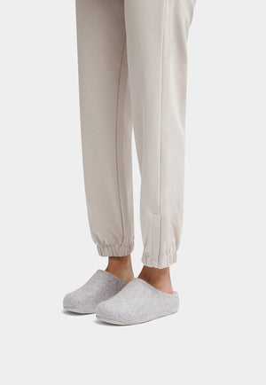 Fitflop Shuv E01 Felt Clog Tiptoe Grey