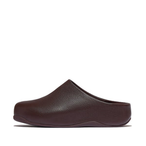 Fitflop Shuv Clog Leather Chocolate