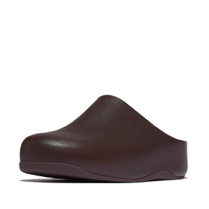 Fitflop Shuv Clog Leather Chocolate