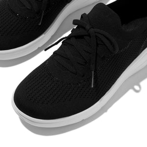 Fitflop Super-Q Crystal-Trim Black Slip-On Sneaker