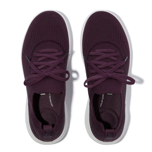 Fitflop Super-Q Crystal-Trim Plumberry Slip-On Sneaker
