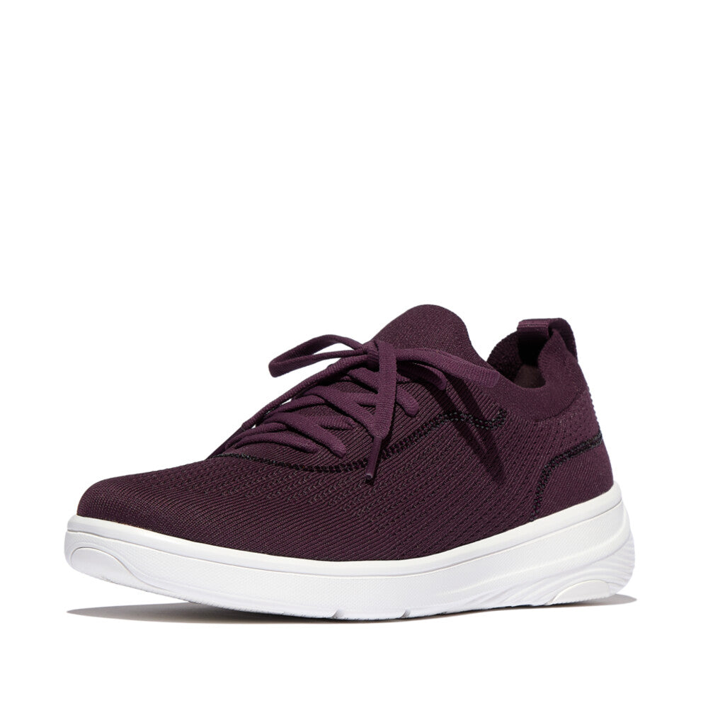 Fitflop Super-Q Crystal-Trim Plumberry Slip-On Sneaker