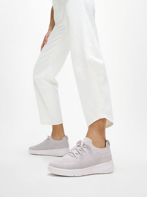 Fitflop Super-Q Slip-On Sneaker Arctic Grey/Silver