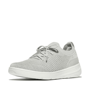 Fitflop Super-Q Slip-On Sneaker Arctic Grey/Silver