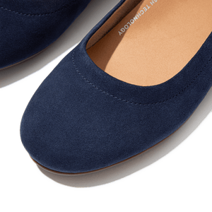 Fitflop Allegro Suede Ballerina Midnight Navy