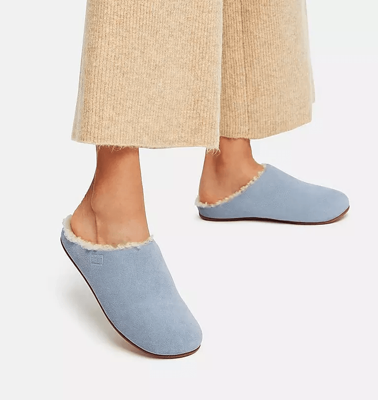 Fitflop Chrissie Shearling Pale Blue