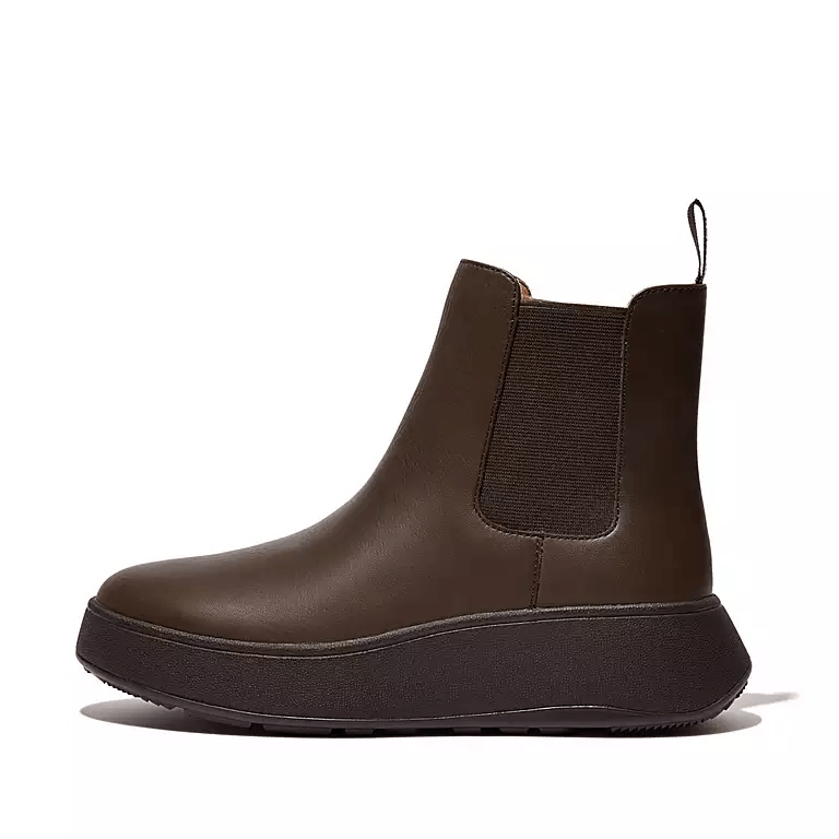 Fitflop F-Mode Chelsea Plateau Boot Chocolate