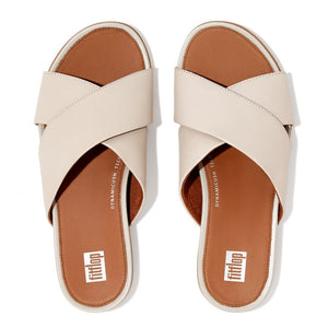 Fitflop Gracie Cross Slides Stone Beige