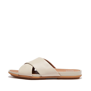 Fitflop Gracie Cross Slides Stone Beige