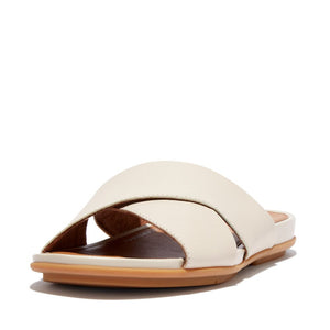 Fitflop Gracie Cross Slides Stone Beige