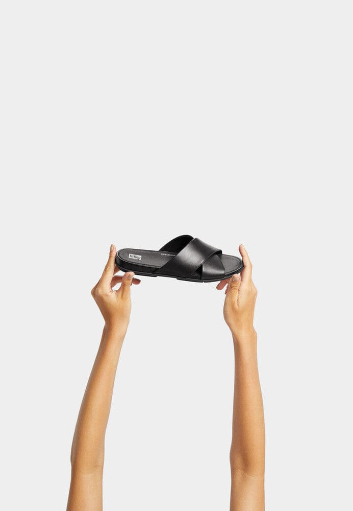 Fitflop Gracie Cross Slides Black