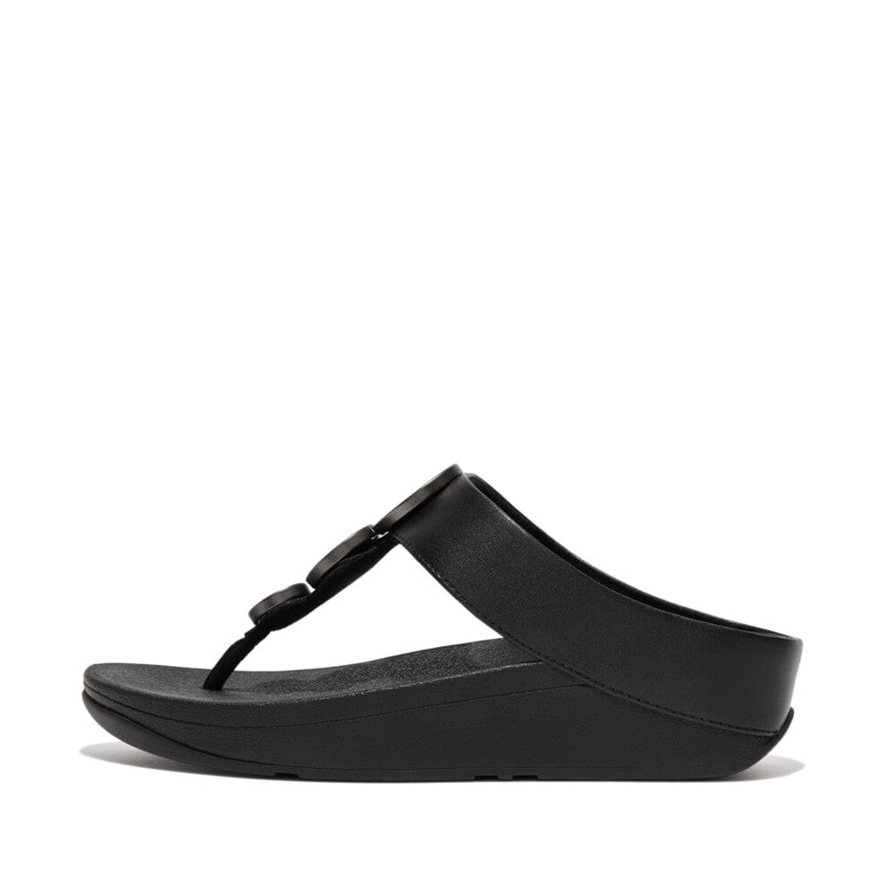 Fitflop Halo Toepost Metal Detail Black