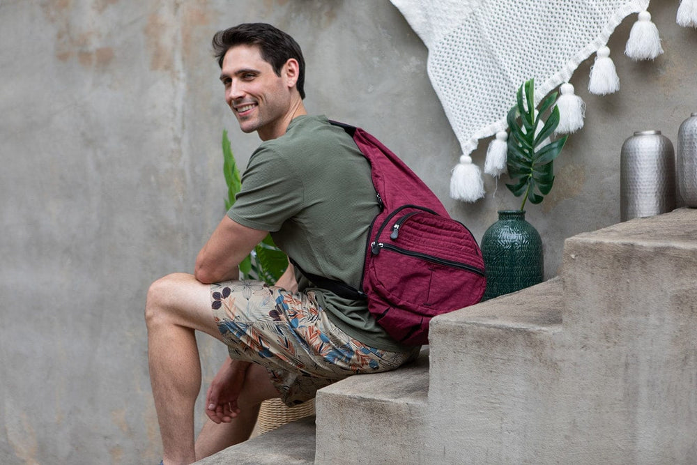 Healthy Back Bag - Textured Nylon Big Bag in vielen Farben