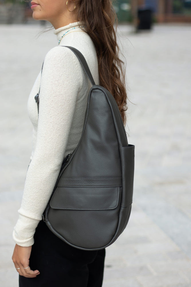 Healthy Back Bag - Leather Black/Chili/Navy/Caviar/Java S