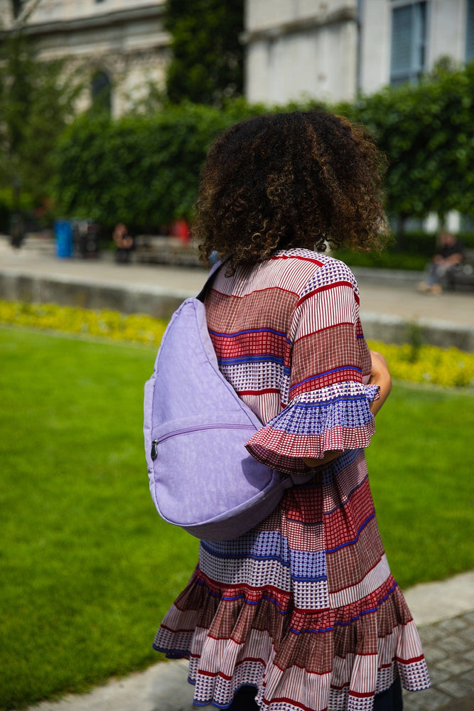 Healthy Back Bag Textured Nylon Wisteria S