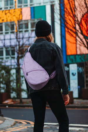 Healthy Back Bag Textured Nylon Wisteria S