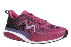 MBT Huracan 3000 Lace Up Damen Laufschuhe Black/Orchid Flower