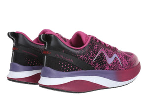 MBT Huracan 3000 Lace Up Damen Laufschuhe Black/Orchid Flower