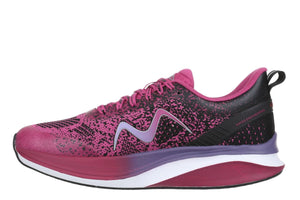 MBT Huracan 3000 Lace Up Damen Laufschuhe Black/Orchid Flower