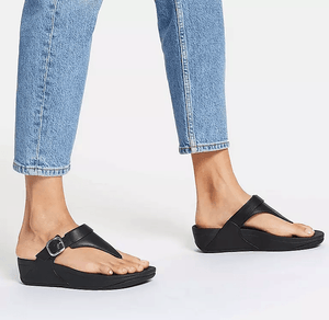 Fitflop Lulu Adjustable Fitflop Black