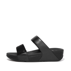 Fitflop Lulu Crystal Slide Black