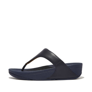 Fitflop Lulu Zehensteg Leather Deep Blue