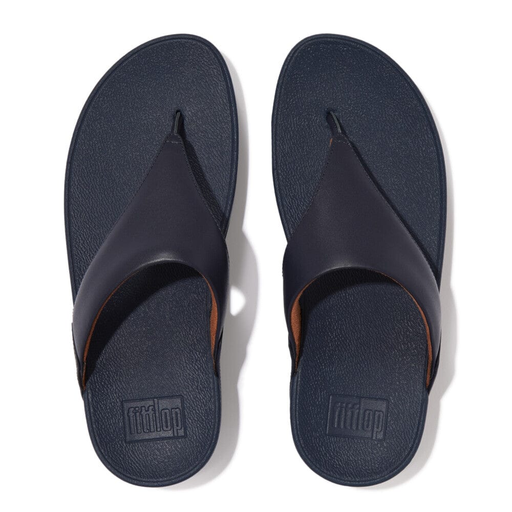 Fitflop Lulu Zehensteg Leather Deep Blue