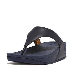 Fitflop Lulu Zehensteg Leather Deep Blue