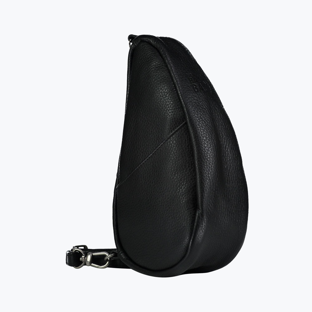 Healthy Back Bag - Leather Large Baglett Black/Purple/Lake Blue