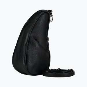 Healthy Back Bag - Leather Large Baglett Black/Purple/Lake Blue