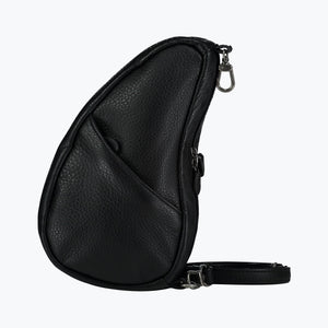 Healthy Back Bag - Leather Large Baglett Black/Purple/Lake Blue