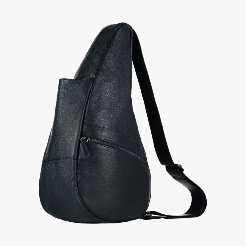 
            
                Laden Sie das Bild in den Galerie-Viewer, Healthy Back Bag - Leather Medium Black/Navy
            
        
