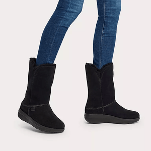 Fitflop Mukluk Calf Length Black