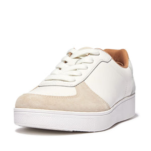 Fitflop Rally Leather Suede Weiß/Beige