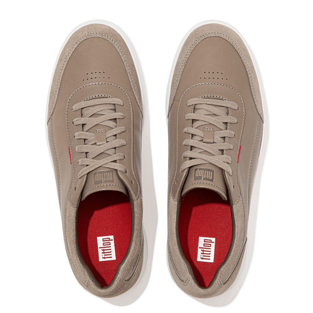 Fitflop Rally x Suede/Leather Sneaker Timberwolf