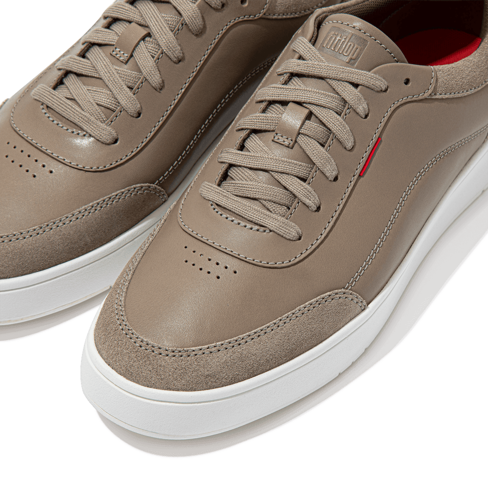 Fitflop Rally Suede/Leather Sneaker Timberwolf