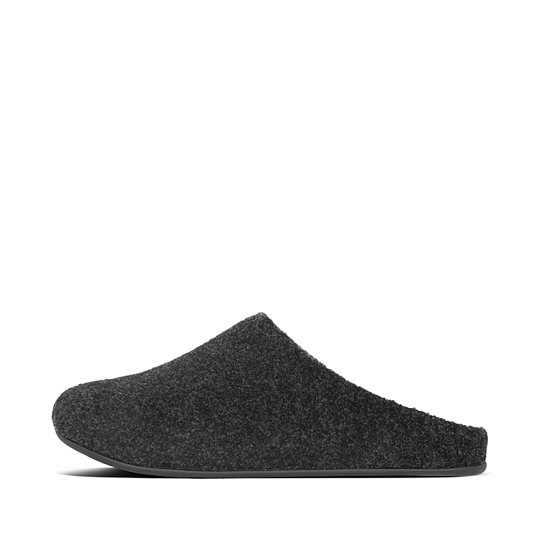Fitflop Shove Filz Clog Black